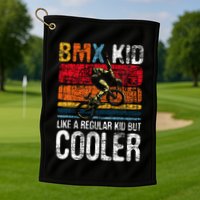 Bmx Like A Regular Cyclist Bicycle Bike Rider Golf Towel