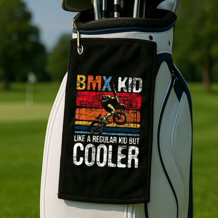 Bmx Like A Regular Cyclist Bicycle Bike Rider Golf Towel
