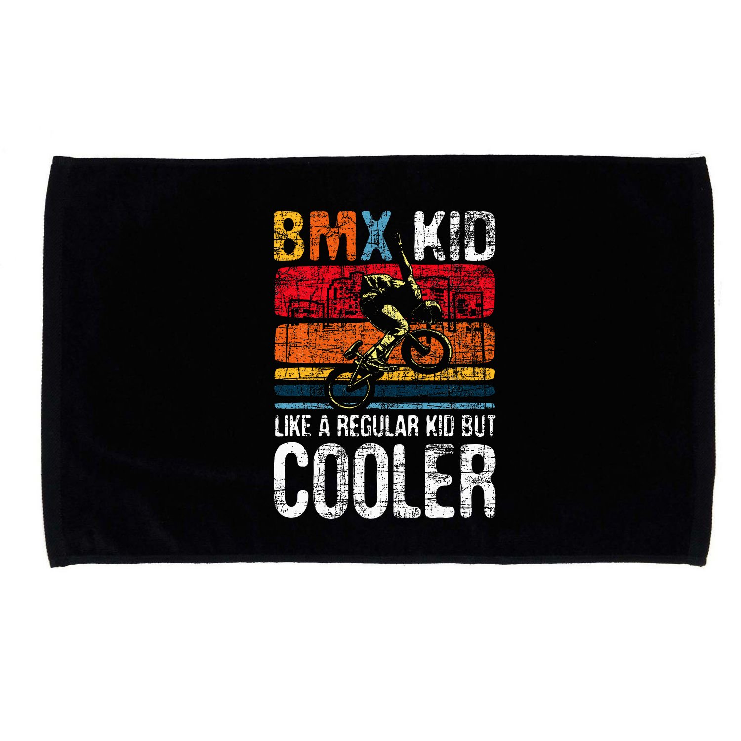 Bmx Like A Regular Cyclist Bicycle Bike Rider Microfiber Hand Towel