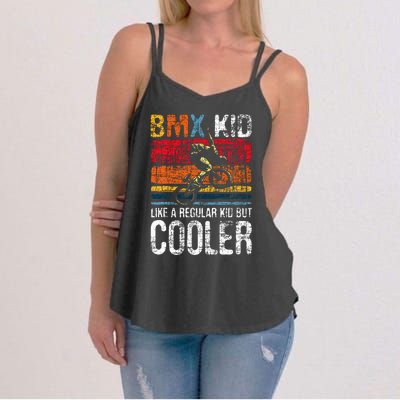 Bmx Like A Regular Cyclist Bicycle Bike Rider Women's Strappy Tank