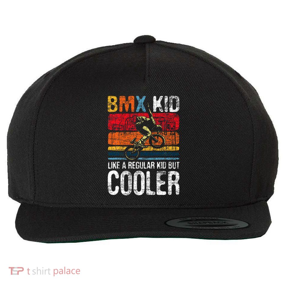 Bmx Like A Regular Cyclist Bicycle Bike Rider Wool Snapback Cap