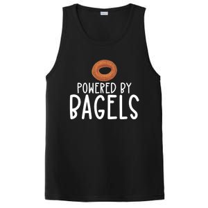 Bagel Lover Art Powered By Bagels Gift PosiCharge Competitor Tank