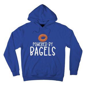 Bagel Lover Art Powered By Bagels Gift Hoodie