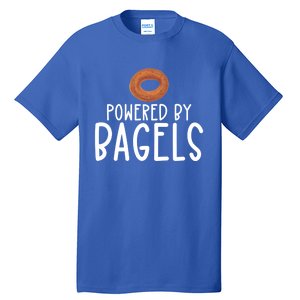 Bagel Lover Art Powered By Bagels Gift Tall T-Shirt