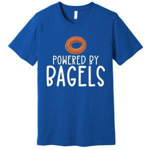 Bagel Lover Art Powered By Bagels Gift Premium T-Shirt