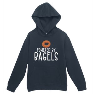 Bagel Lover Art Powered By Bagels Gift Urban Pullover Hoodie