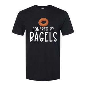 Bagel Lover Art Powered By Bagels Gift Softstyle CVC T-Shirt