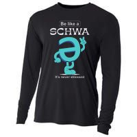 Be Like A Schwa Never Stressed Science Of Reading Teacher Cooling Performance Long Sleeve Crew