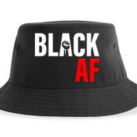 Black AF Fist Logo Sustainable Bucket Hat