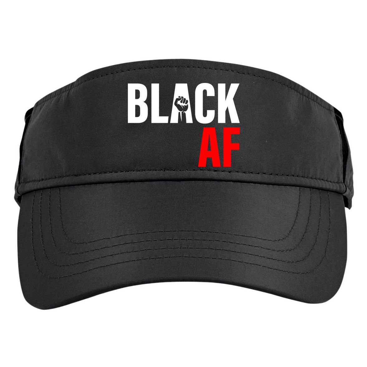 Black AF Fist Logo Adult Drive Performance Visor