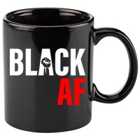 Black AF Fist Logo 11oz C Handle Ceramic Mug