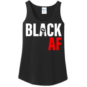 Black AF Fist Logo Ladies Essential Tank