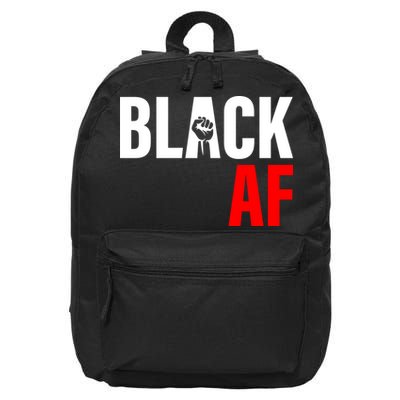 Black AF Fist Logo 16 in Basic Backpack
