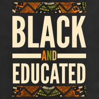 Black And Educated History African Pride  Adult Drive Performance Visor