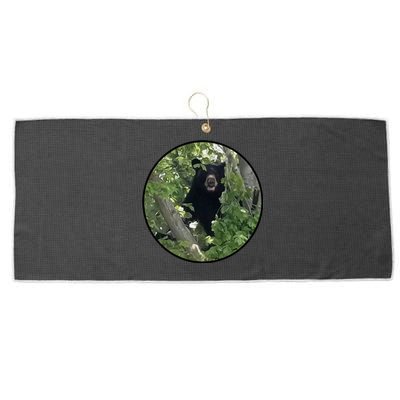 Black Bear Wilderness Large Microfiber Waffle Golf Towel