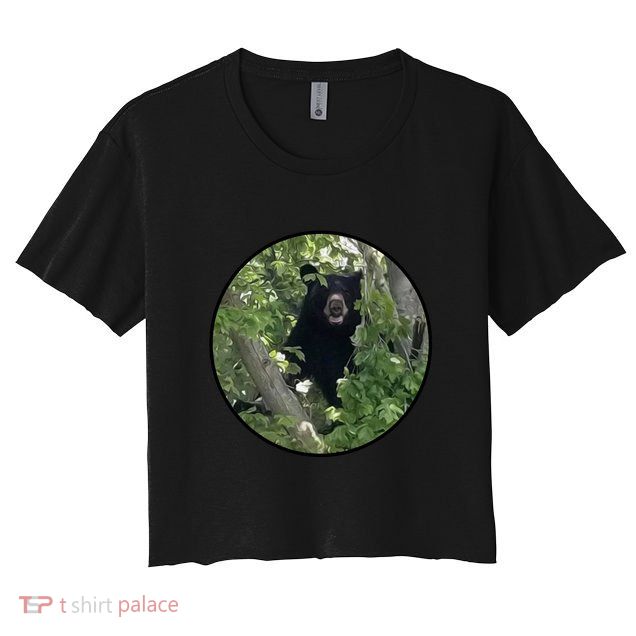 Black Bear Wilderness Crop Top
