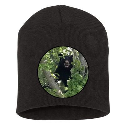 Black Bear Wilderness Short Acrylic Beanie