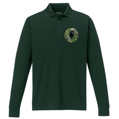 Black Bear Wilderness Performance Long Sleeve Polo