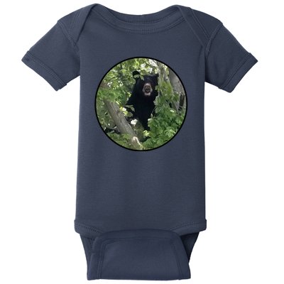 Black Bear Wilderness Baby Bodysuit