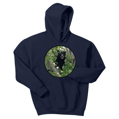 Black Bear Wilderness Kids Hoodie