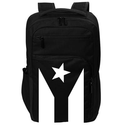 Black Boricua Flag Protest Impact Tech Backpack