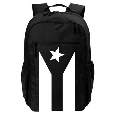 Black Boricua Flag Protest Daily Commute Backpack