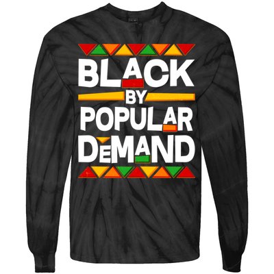 Black By Popular Demand Black Lives Matter History Tie-Dye Long Sleeve Shirt