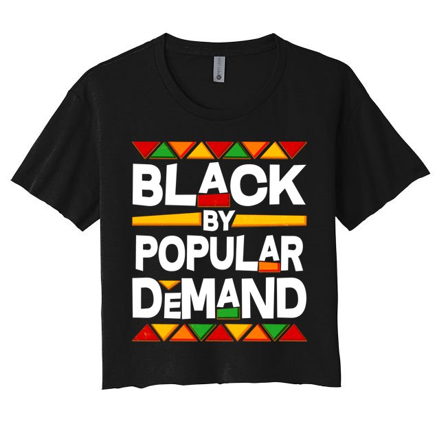 Black By Popular Demand Black Lives Matter History Crop Top