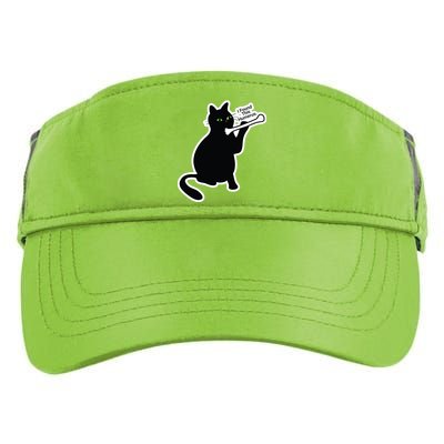 Black Cat I Found This Humerus Funny Adult Drive Performance Visor