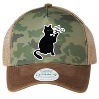 Black Cat I Found This Humerus Funny Legacy Tie Dye Trucker Hat