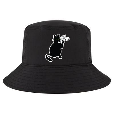 Black Cat I Found This Humerus Funny Cool Comfort Performance Bucket Hat
