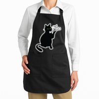 Black Cat I Found This Humerus Funny Apron