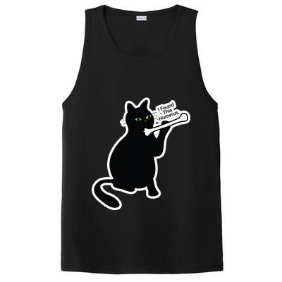 Black Cat I Found This Humerus Funny PosiCharge Competitor Tank