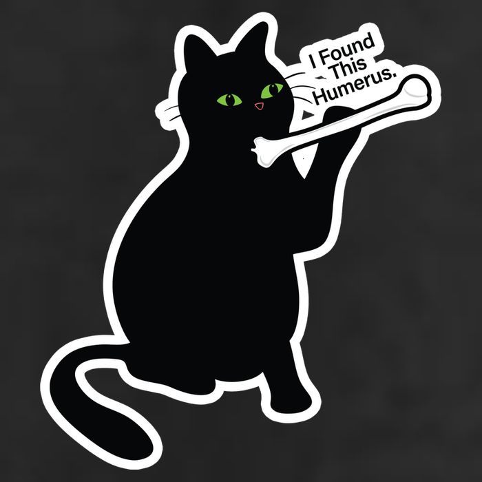 Black Cat I Found This Humerus Funny Golf Towel