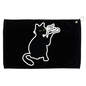 Black Cat I Found This Humerus Funny Grommeted Golf Towel