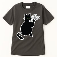 Black Cat I Found This Humerus Funny Tall T-Shirt