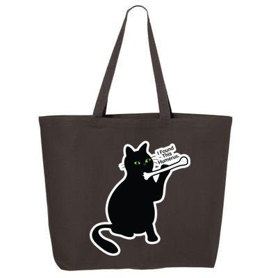 Black Cat I Found This Humerus Funny 25L Jumbo Tote