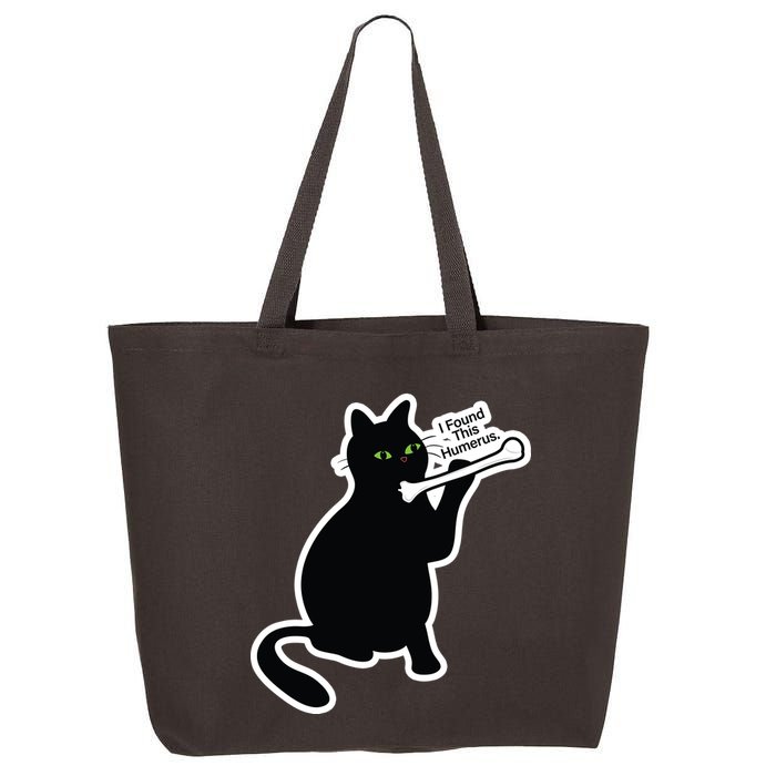 Black Cat I Found This Humerus Funny 25L Jumbo Tote