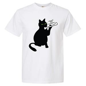 Black Cat I Found This Humerus Funny Garment-Dyed Heavyweight T-Shirt