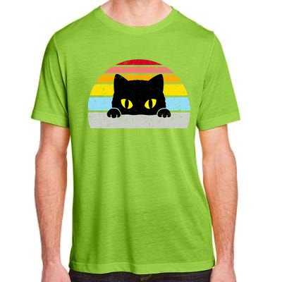 Black Cat Peaking Vintage Adult ChromaSoft Performance T-Shirt