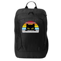 Black Cat Peaking Vintage City Backpack