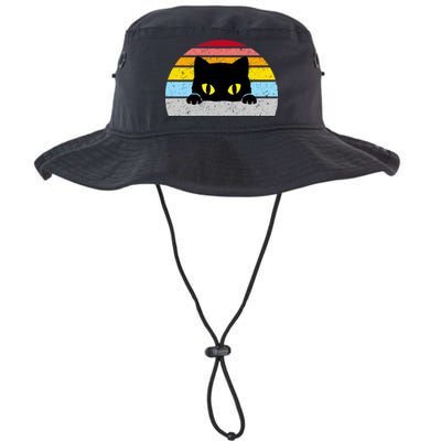 Black Cat Peaking Vintage Legacy Cool Fit Booney Bucket Hat