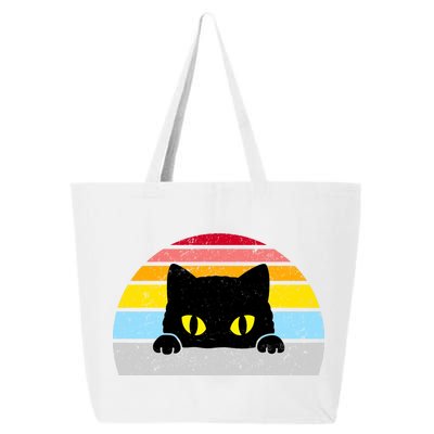 Black Cat Peaking Vintage 25L Jumbo Tote