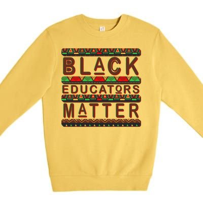 Black Educators Matters Premium Crewneck Sweatshirt