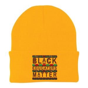 Black Educators Matters Knit Cap Winter Beanie