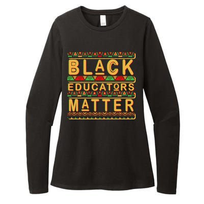 Black Educators Matters Womens CVC Long Sleeve Shirt