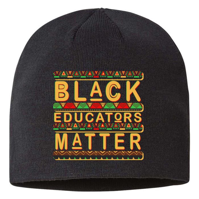 Black Educators Matters Sustainable Beanie