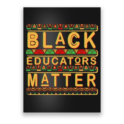 Black Educators Matters Poster