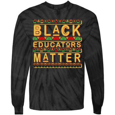 Black Educators Matters Tie-Dye Long Sleeve Shirt