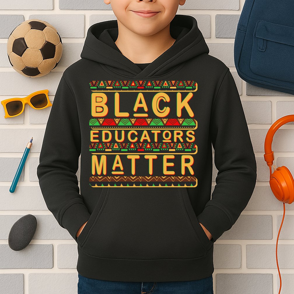 Black Educators Matters Kids Hoodie